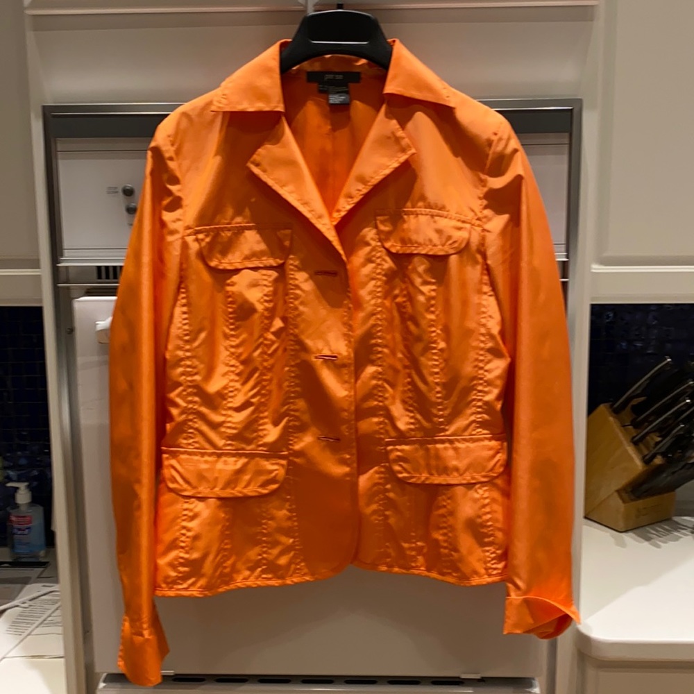 Per se orange jacket!